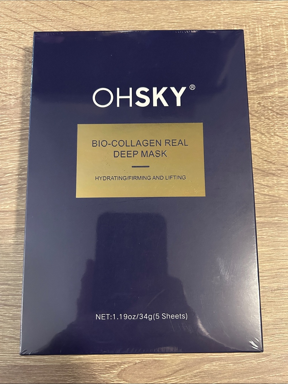 Korean Bio-Collagen Real Deep Mask by Ohsky, 5 Sheets, NEW in Box